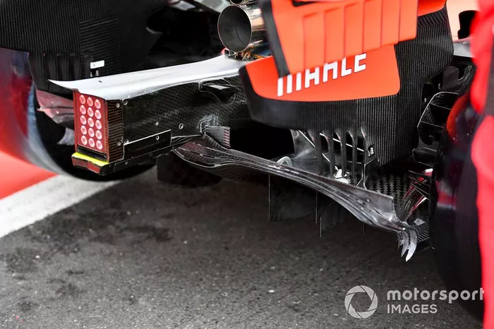 Difusor trasero del Ferrari SF90 