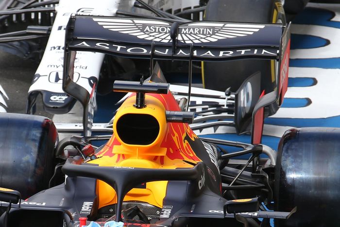 Alerón trasero del Red Bull Racing RB16