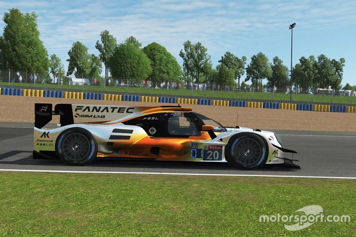 #20 Team Redline Oreca 07 LMP2: Max Verstappen, Lando Norris, Atze Kerkhof, Greger Huttu