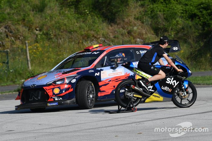 Celestino Vietti, Sky Racing Team VR46, Dani Sordo, Hyundai I20 Coupe WRC