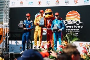 Scott Dixon, Chip Ganassi Racing, Alex Palou, Chip Ganassi Racing, Josef Newgarden, Team Penske