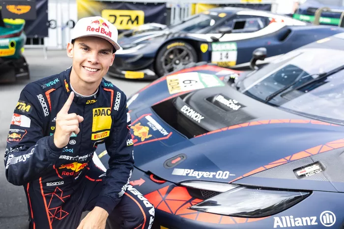 Pole sitter Thierry Vermeulen, Emil Frey Racing