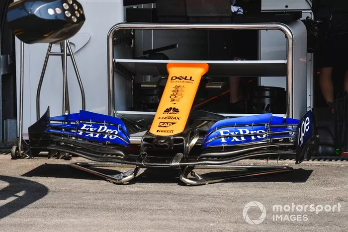 Alerón delantero del McLaren MCL34 