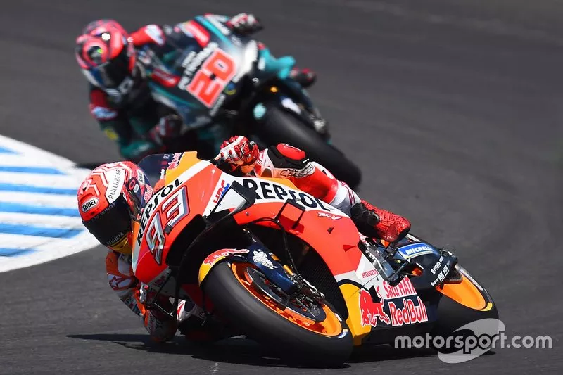 Marc Marquez, Repsol Honda Team, Fabio Quartararo, Petronas Yamaha SRT