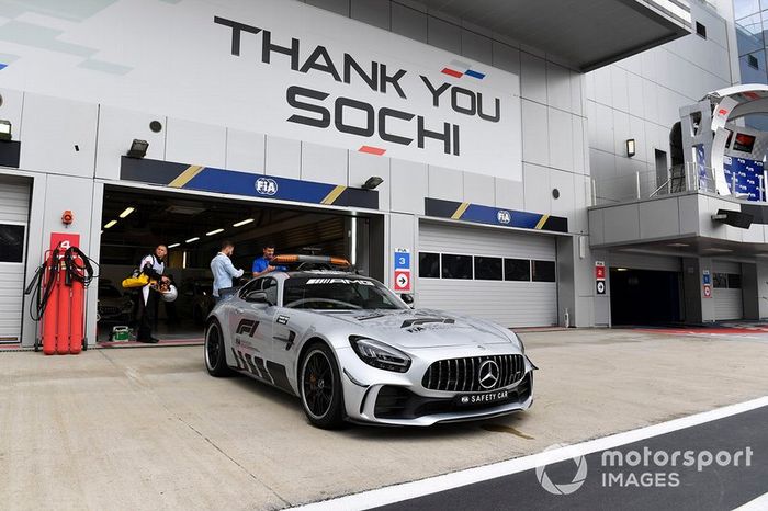 Un safety car de Mercedes en Sochi