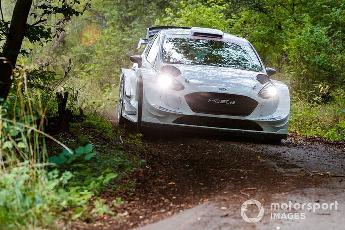 Valtteri Bottas prueba un M-Sport Ford Fiesta WRC

