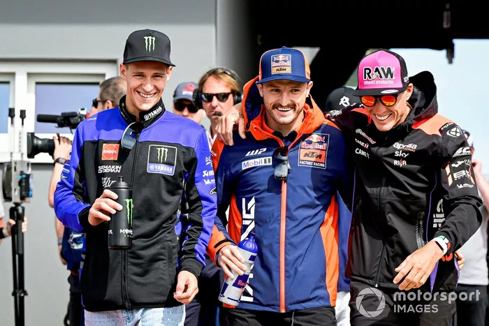 Aleix Espargaro, Aprilia Racing Team, Jack Miller, Red Bull KTM Factory Racing, Fabio Quartararo, Yamaha Factory Racing