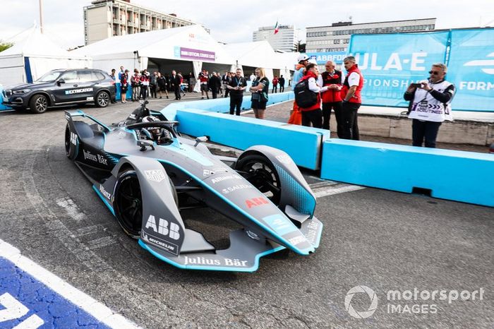 El medallista olímpico Sir Chris Hoy en el FIA ABB Formula E