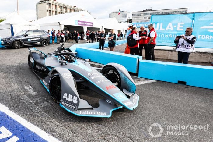 El medallista olímpico Sir Chris Hoy en el FIA ABB Formula E 