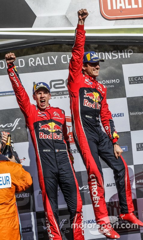 Podio: Ganador, Sébastien Ogier, Julien Ingrassia, Citroën World Rally Team Citroen C3 WRC