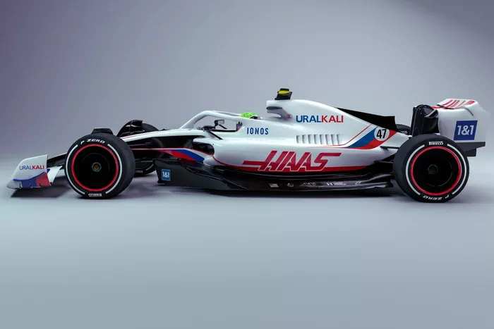 Boceto del Haas F1 para 2022