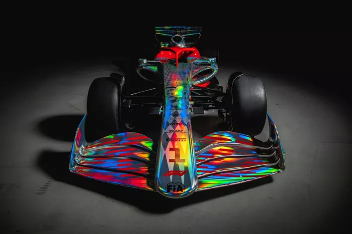 De Formule 1-wagen van 2022