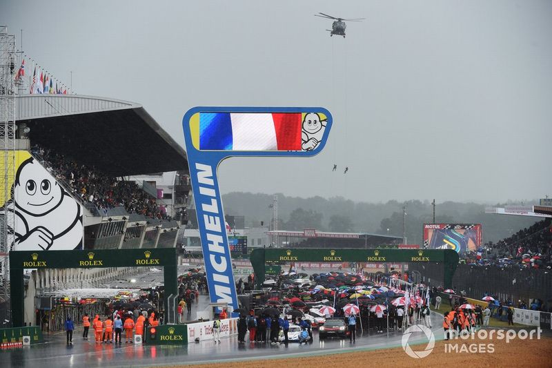 Aspectos de la parrilla de salida