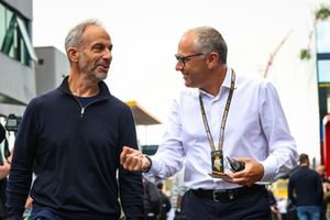 Adam Norris, Stefano Domenicali, CEO of the Formula One Group