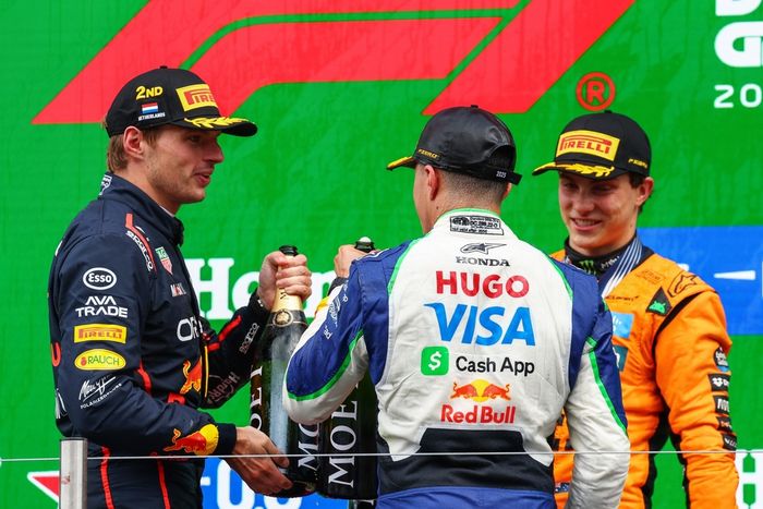 Oscar Piastri, McLaren, Max Verstappen, Red Bull Racing, Isack Hadjar, Racing Bulls Team