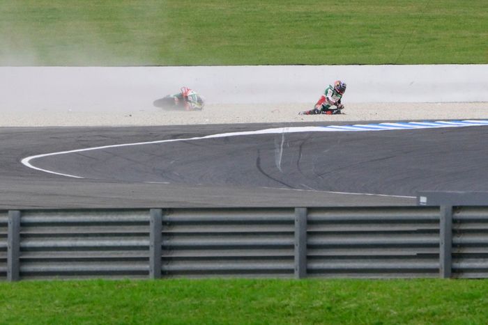 Johann Zarco, Team LCR Honda crash