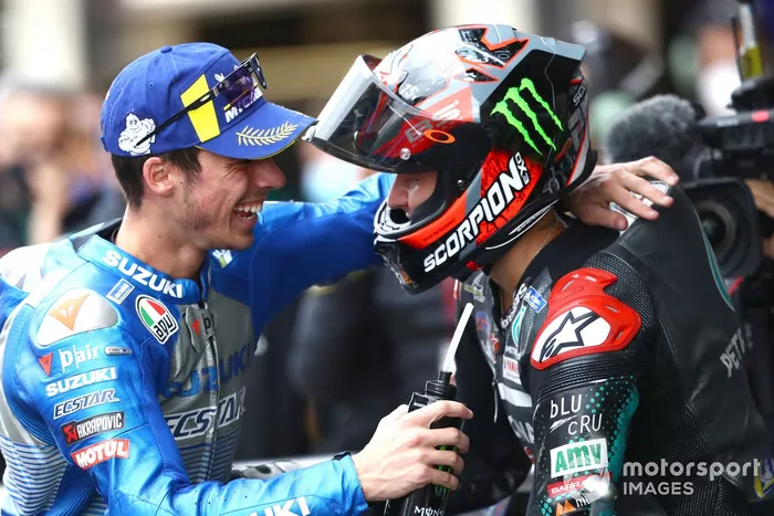 Joan Mir, Team Suzuki MotoGP, Fabio Quartararo, Petronas Yamaha SRT