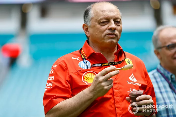 Frederic Vasseur, directeur de l'équipe et directeur général de la Scuderia Ferrari 
