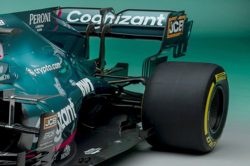 Detalle del Aston Martin AMR21