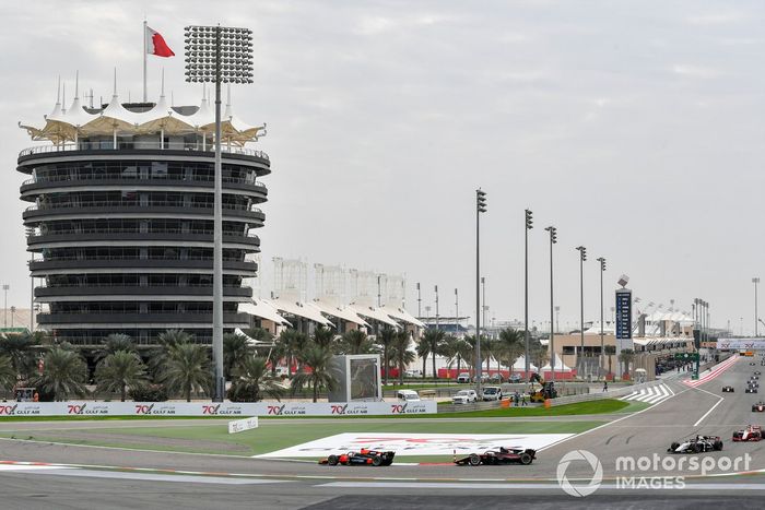 Felipe Drugovich, MP Motorsport y Callum Ilott, UNI-Virtuosi 