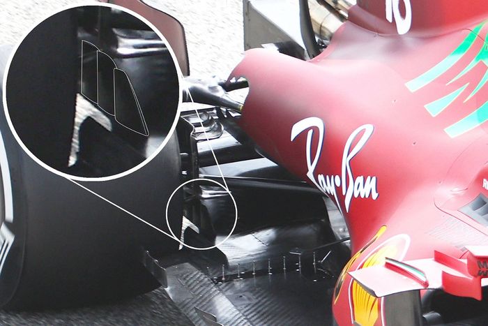 Detalle del Ferrari SF21