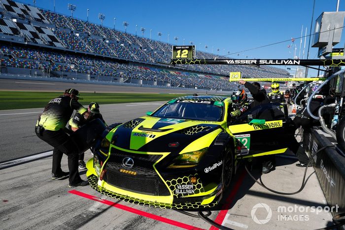 #12 Vasser Sullivan Lexus RC F GT3, GTD: Townsend Bell, Robert Megennis, Zach Veach, Frankie Montecalvo