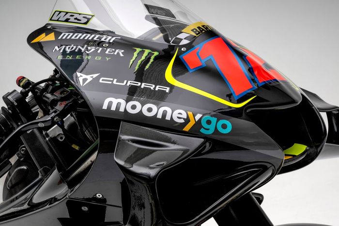 Detalle de la moto del VR46 Racing Team