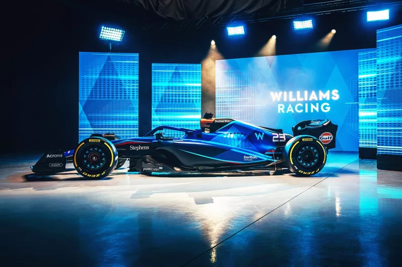 La Williams FW44 con livrea 2023