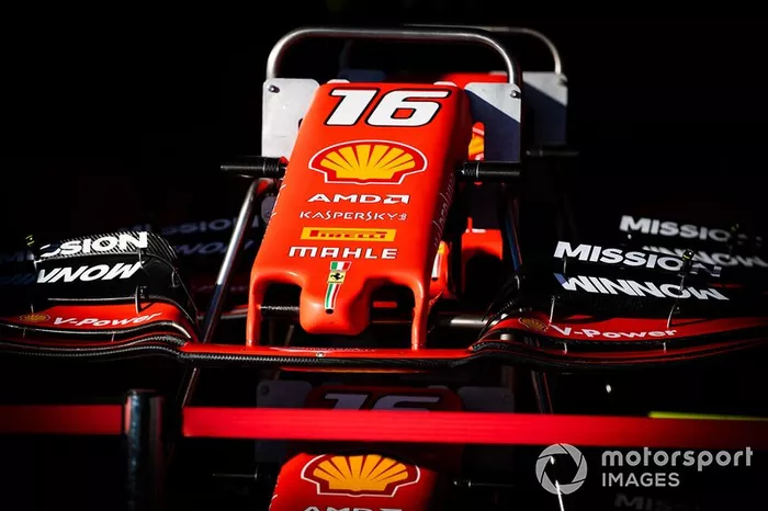 Alerón delantero del Ferrari SF90 