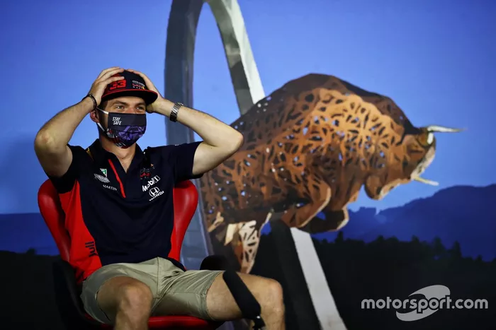 Max Verstappen, Red Bull Racing en la conferencia de prensa