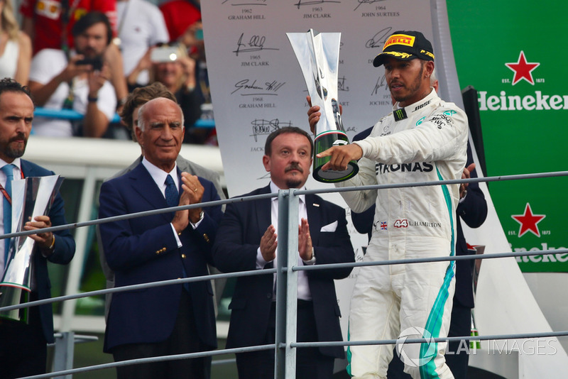 Lewis Hamilton győzelme az Olasz Nagydíjon