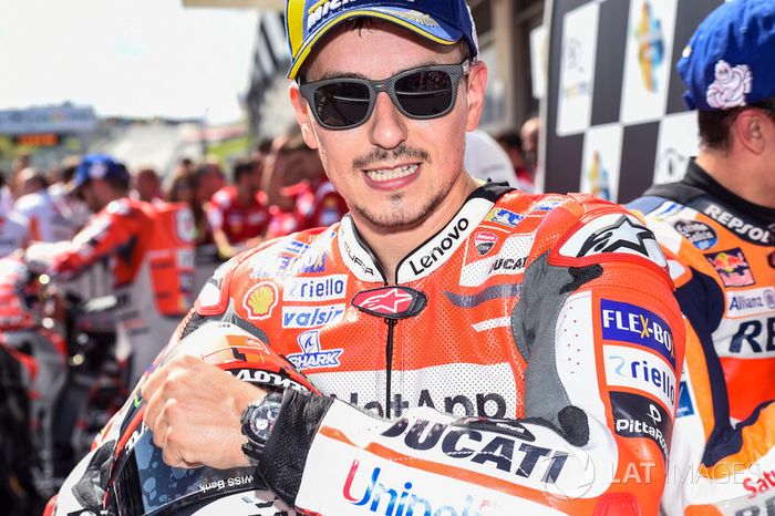 Ganador de la carrera Jorge Lorenzo, Ducati Team