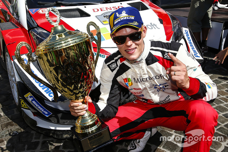 Il vincitore Ott Tanak, Toyota Yaris WRC, Toyota Gazoo Racing