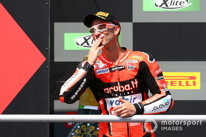 Le deuxième de la Course 1, Marco Melandri