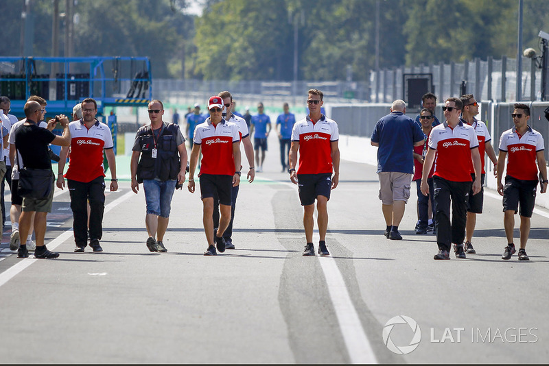 Marcus Ericsson, Sauber e i suoi meccanici