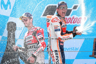 Podio: il vincitore della gara Marc Marquez, Repsol Honda Team