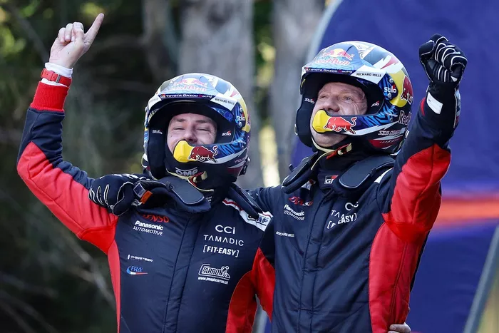 Winner Sébastien Ogier, Vincent Landais, Toyota Gazoo Racing WRT Toyota GR Yaris Rally1