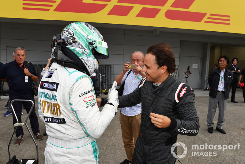 Felipe Massa lors du tour de démonstration des Légendes
