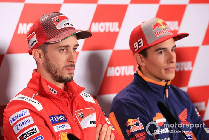 Andrea Dovizioso, Ducati Team, Marc Marquez, Repsol Honda Team