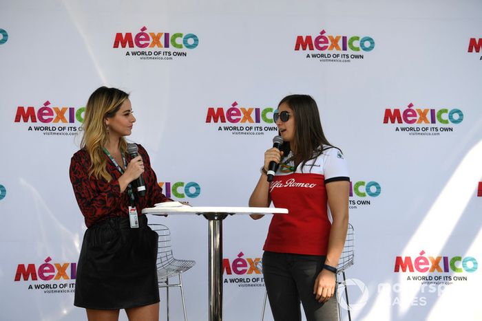 Tatiana Calderón, piloto de pruebas del equipo Alfa Romeo Sauber F1