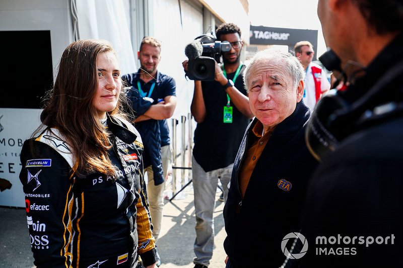 Президент FIA Жан Тодт, Татьяна Кальдерон, DS TECHEETAH