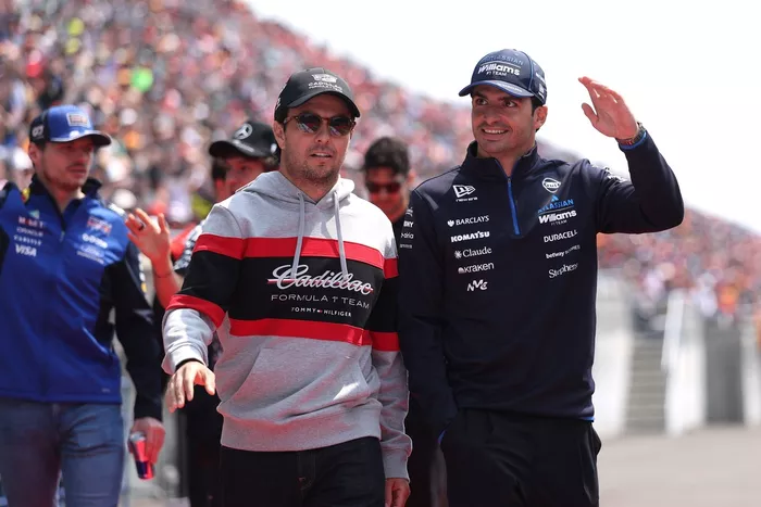 Carlos Sainz, Williams, Sergio Pérez, Cadillac Racing
