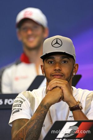 Lewis Hamilton, Mercedes AMG F1 Team at FIA Press Conference