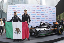 Sergio Pérez, Sahara Force India y Nico Hulkenberg, Sahara Force india