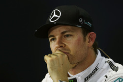 Nico Rosberg, Mercedes AMG F1 in de persconferentie