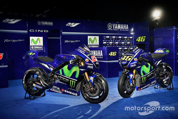 Moto de Valentino Rossi, Yamaha Factory Racing, Maverick Viñales, Yamaha Factory Racing