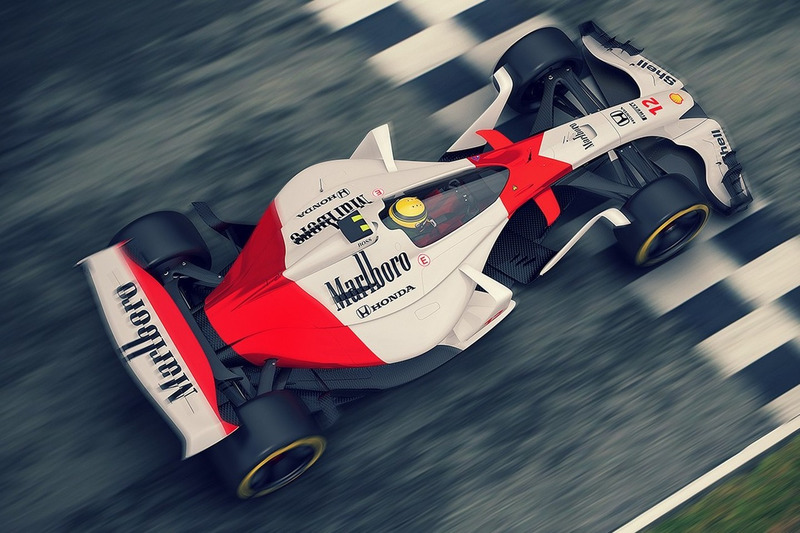 Diaporama Des F1 futuristes aux livrées rétro