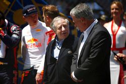 Jean Todt, President, FIA, Chase Carey, Chairman, Formula One