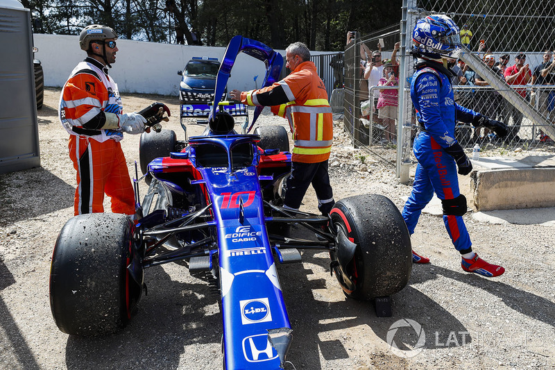 GP Perancis - Insiden lap pertama