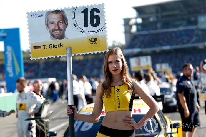 Chica de la parrilla de Timo Glock, BMW Team RMG, BMW M4 DTM
